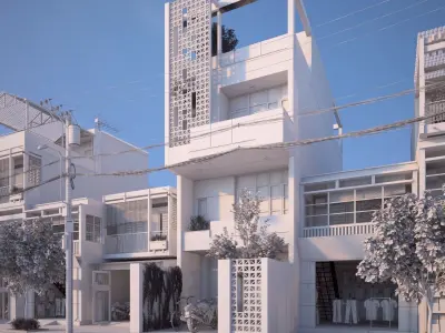 3D MODERN HOUSE  3D model buy