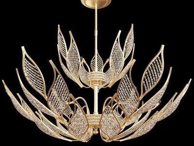 elegance profili chandelier 3D model