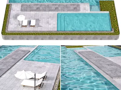 SWIMMING POOL NO109 A 3D model