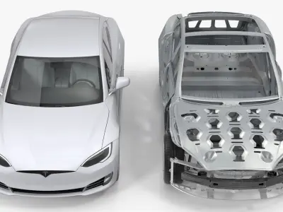  Tesla Model S and Frame Collection 