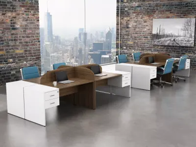 office workstation ws775 a04 3D model