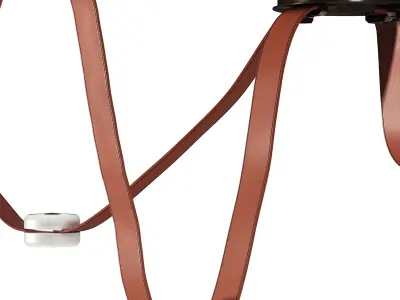 SNAPS Large LED Pendant by Hubbardtonforge 3D model