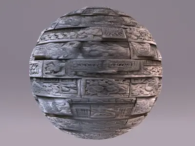 Ancient Temple Wall 01 Texture - Seamless Texture