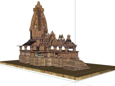 Architecture-Religion-God-Culture-Temple -0236 3D model
