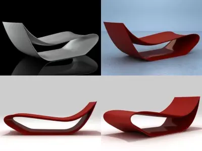 Sign Chaise Longue 3D model