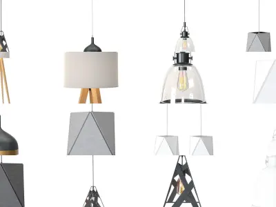 Lamps and Lights Collection 3D Model Pack