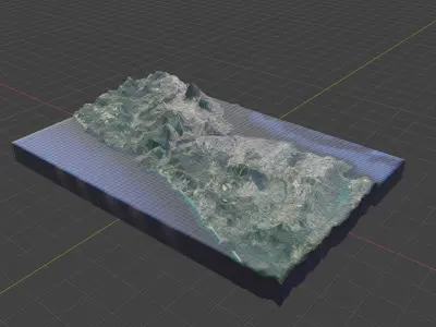 Istanbul island of greece Low-poly 3D model