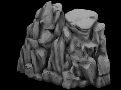 Mountain - Stone 311 3D model