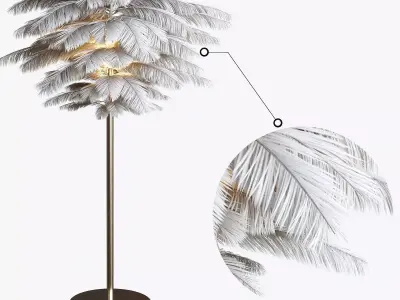 Portable Table Lamp 3D model