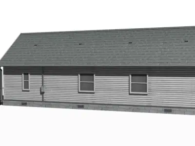 House Low-poly 3D model 27