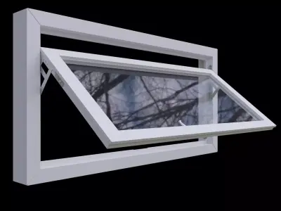Window for Bathroom 3D model