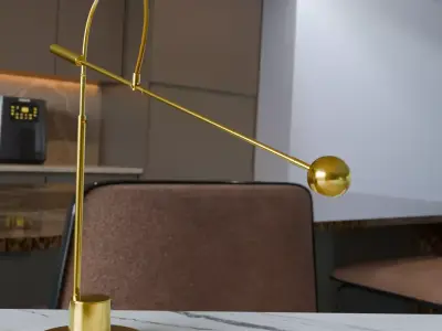 Modern Desk Lamp 3D Model  3D model