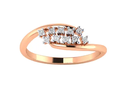 Women Ring Render 3dm STL MTL SLC JCD OBJ FBX Details 3D print model 9