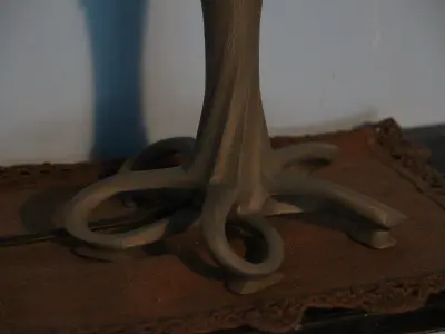 Double star lamp with star base Free 3D print model