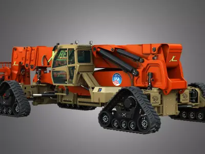 XR50100-G  Xtreme Telehandler 3D model