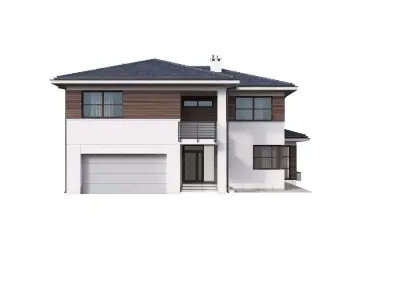 Villa 02 House Cottage 3D model