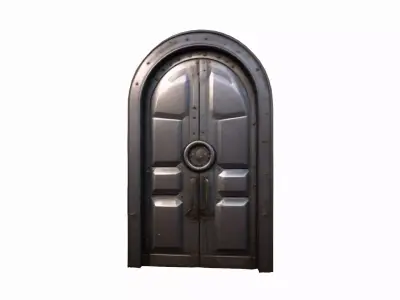 3d Model Office Building Security Access Metal Door 3D model
