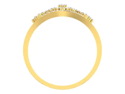 Solitaire Engagement Wedding Ring 3dm STL OBJ FBX Render Details 3D print model