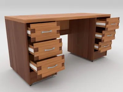 Office Table 3D model