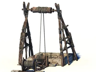 Medieval well  3D model