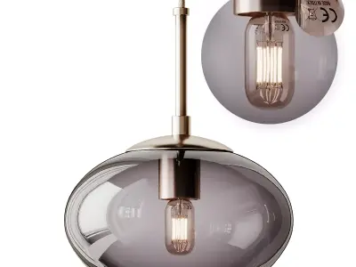 Opal and white pendant lamp from House doctor 3D model
