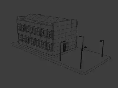 Panel House 3D model