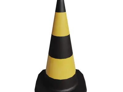 Traffic Cone Free 3D model