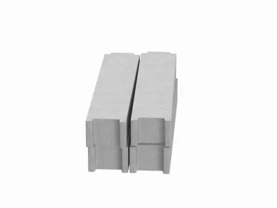 Concrete Blocks 3D model buy