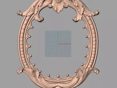 Artcam Aspire 3D relief models STL Files used for CNC E650 3D model