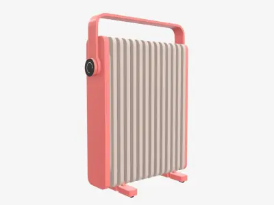 Electric heater radiator vertical  3D model