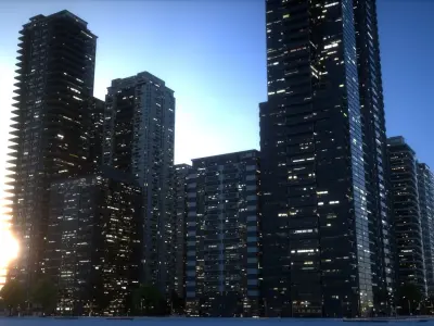 City Block Type B36 3D model