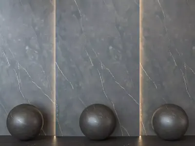 Porcelanosa Xtone Calatorao Tile - Dark Marble 3D Model Texture