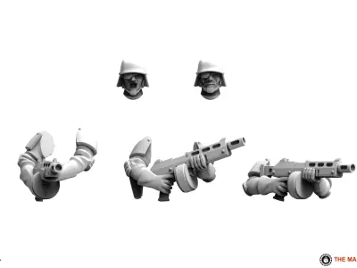 Universal Guard - Infantry Sergeant Builder 3D print model