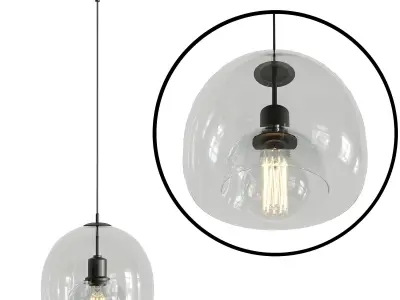 Pendant light 3D model 11