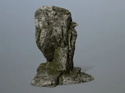 horus rock Low-poly 3D model