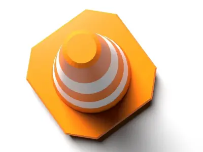 Traffic Cone 3D model