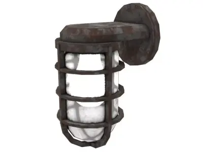 Wall Light 1 Lowpoly  Low-poly 3D model