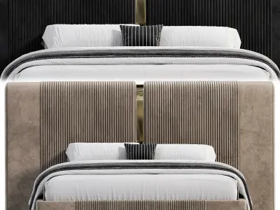 Trend modern bed By Evmoda collection 3D model