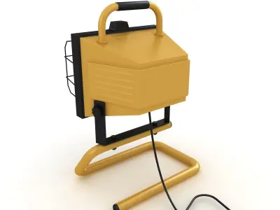 Halogen Work Lamp 3D model