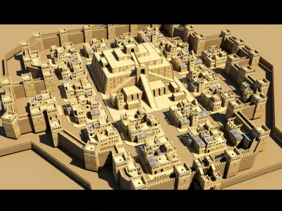 Babylonian City- 3d Model 3D model