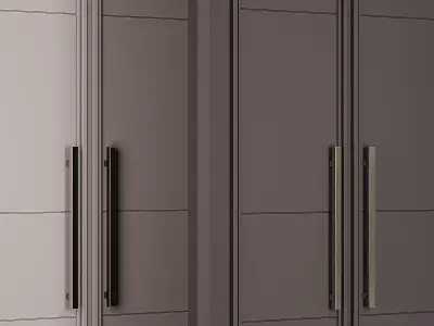 Entrance door set258 3D model