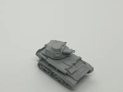 Light tank Mark VI - 1-100 scale 3D print model