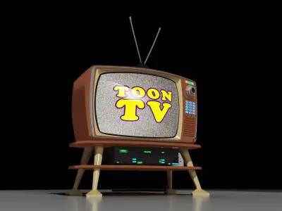 Toon TV 3D model