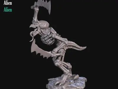 Alien 3D print model buy