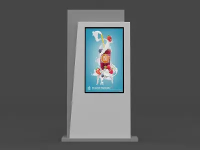 Electronic Kiosk 3D model