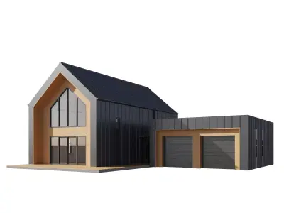 Modern house 3D model