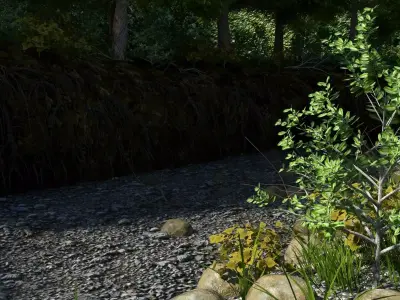 Stream Path 3D model