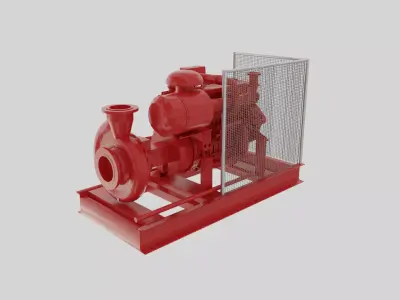 Fire Pump  3D model