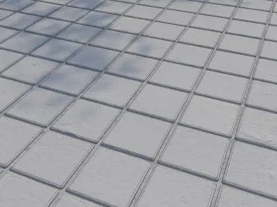  Floor Tiles Low-poly 3D model