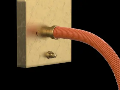 Flexible Single Sconce 3D model